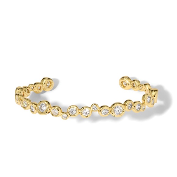 Alexis Bittar Asterales Gold Skinny Cuff Bracelet (MSRP $195) - Picture 9 of 9
